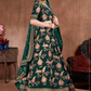 Luxurious Embroidered Mulberry Silk Bridal Lehenga Choli with Dupatta