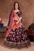 Luxurious Embroidered Mulberry Silk Bridal Lehenga Choli with Dupatta