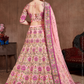 Luxurious Embroidered Mulberry Silk Bridal Lehenga Choli with Dupatta