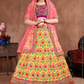 Luxurious Embroidered Mulberry Silk Bridal Lehenga Choli with Dupatta