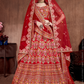 Luxurious Embroidered Mulberry Silk Bridal Lehenga Choli with Dupatta