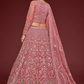 Trendy Net Dori Embroidered Lehenga Choli for Wedding