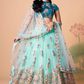 Exquisite Mirror Work Lehenga with Thread, Zari, Dori & Sequins Embroidery