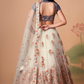 Exquisite Mirror Work Lehenga with Thread, Zari, Dori & Sequins Embroidery