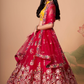 Exquisite Mirror Work Lehenga with Thread, Zari, Dori & Sequins Embroidery