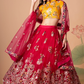 Exquisite Mirror Work Lehenga with Thread, Zari, Dori & Sequins Embroidery