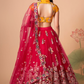 Exquisite Mirror Work Lehenga with Thread, Zari, Dori & Sequins Embroidery