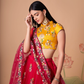 Exquisite Mirror Work Lehenga with Thread, Zari, Dori & Sequins Embroidery