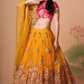 Exquisite Mirror Work Lehenga with Thread, Zari, Dori & Sequins Embroidery