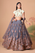 Exquisite Mirror Work Lehenga with Thread, Zari, Dori & Sequins Embroidery