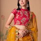 Exquisite Mirror Work Lehenga with Thread, Zari, Dori & Sequins Embroidery