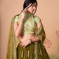 Exquisite Mirror Work Lehenga with Thread, Zari, Dori & Sequins Embroidery