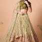 Exquisite Mirror Work Lehenga with Thread, Zari, Dori & Sequins Embroidery