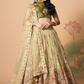 Exquisite Mirror Work Lehenga with Thread, Zari, Dori & Sequins Embroidery