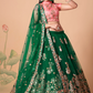 Exquisite Mirror Work Lehenga with Thread, Zari, Dori & Sequins Embroidery