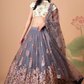 Exquisite Mirror Work Lehenga with Thread, Zari, Dori & Sequins Embroidery