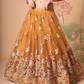 Exquisite Mirror Work Lehenga with Thread, Zari, Dori & Sequins Embroidery