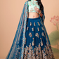 Exquisite Mirror Work Lehenga with Thread, Zari, Dori & Sequins Embroidery