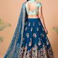 Exquisite Mirror Work Lehenga with Thread, Zari, Dori & Sequins Embroidery