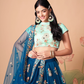 Exquisite Mirror Work Lehenga with Thread, Zari, Dori & Sequins Embroidery