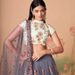 Exquisite Mirror Work Lehenga with Thread, Zari, Dori & Sequins Embroidery