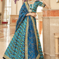 Elegant blouse and soft net dupatta with border detailing