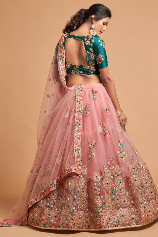 Radiant Zari and Multi-Sequins Embroidered Ethnic Ensemble