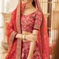 Elegant blouse and soft net dupatta with border detailing
