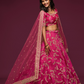 Thread Embroidered Silk Wedding Wear Lehenga Choli