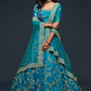 Thread Embroidered Silk Wedding Wear Lehenga Choli