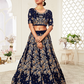 Designer Lehenga with Intricate Thread, Zari and Sequin Work