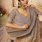 Luxurious Tissue Lehenga Adorned with Banarasi Patches and Zari Craftsmanship