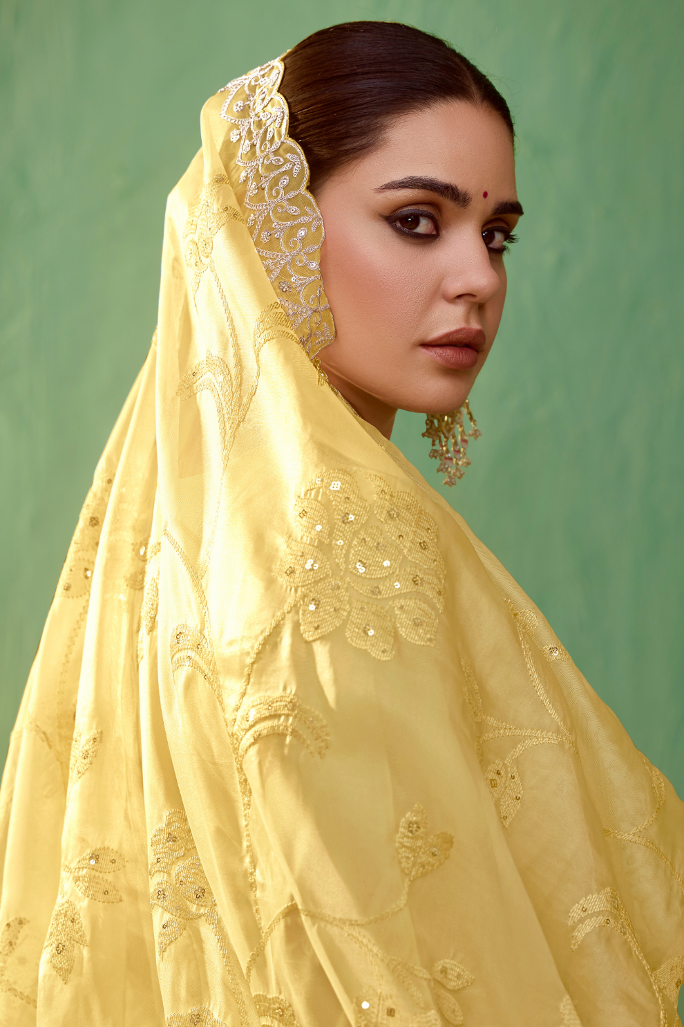 Pure Bamber Silk Embroidered Salwar Suit for Festive Elegance