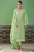 Pure Bamber Silk Embroidered Salwar Suit for Festive Elegance