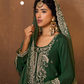 Bamberg Silk Salwar Suit with Elegant Eid Embroidery Design