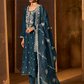 Bamberg Silk Salwar Suit with Elegant Eid Embroidery Design