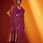 Designer Viscose Woven Saree and Digital Print Blouse
