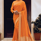 Classic Viscose Silk Saree with Contemporary Digital Print Blouse