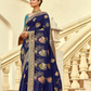 Banarasi Silk Saree with Traditional Zari Weaving Elegance