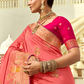Banarasi Silk Saree with Traditional Zari Weaving Elegance