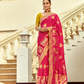 Banarasi Silk Saree with Traditional Zari Weaving Elegance