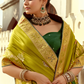 Banarasi Silk Saree with Traditional Zari Weaving Elegance