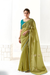 Tissue Silk Saree with Heavy Embroidered Border for Grand Occasions