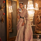 Elegant Silk Jacquard Saree with Handloom Weaving Craft