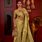 Zari Woven Banarasi Silk Blend Saree with Regal Detailing