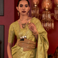 Zari Woven Banarasi Silk Blend Saree with Regal Detailing