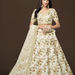 Traditional Slub Silk Lehenga Choli with Sequin Detailing