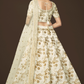 Traditional Slub Silk Lehenga Choli with Sequin Detailing