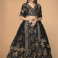 Traditional Slub Silk Lehenga Choli with Sequin Detailing