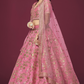 Traditional Slub Silk Lehenga Choli with Sequin Detailing